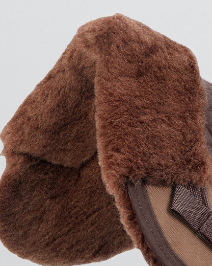 Merino Wool Saddle Pad - Half Pad - Brown/Brown Wool - Comfort & Performance for Horse Riding