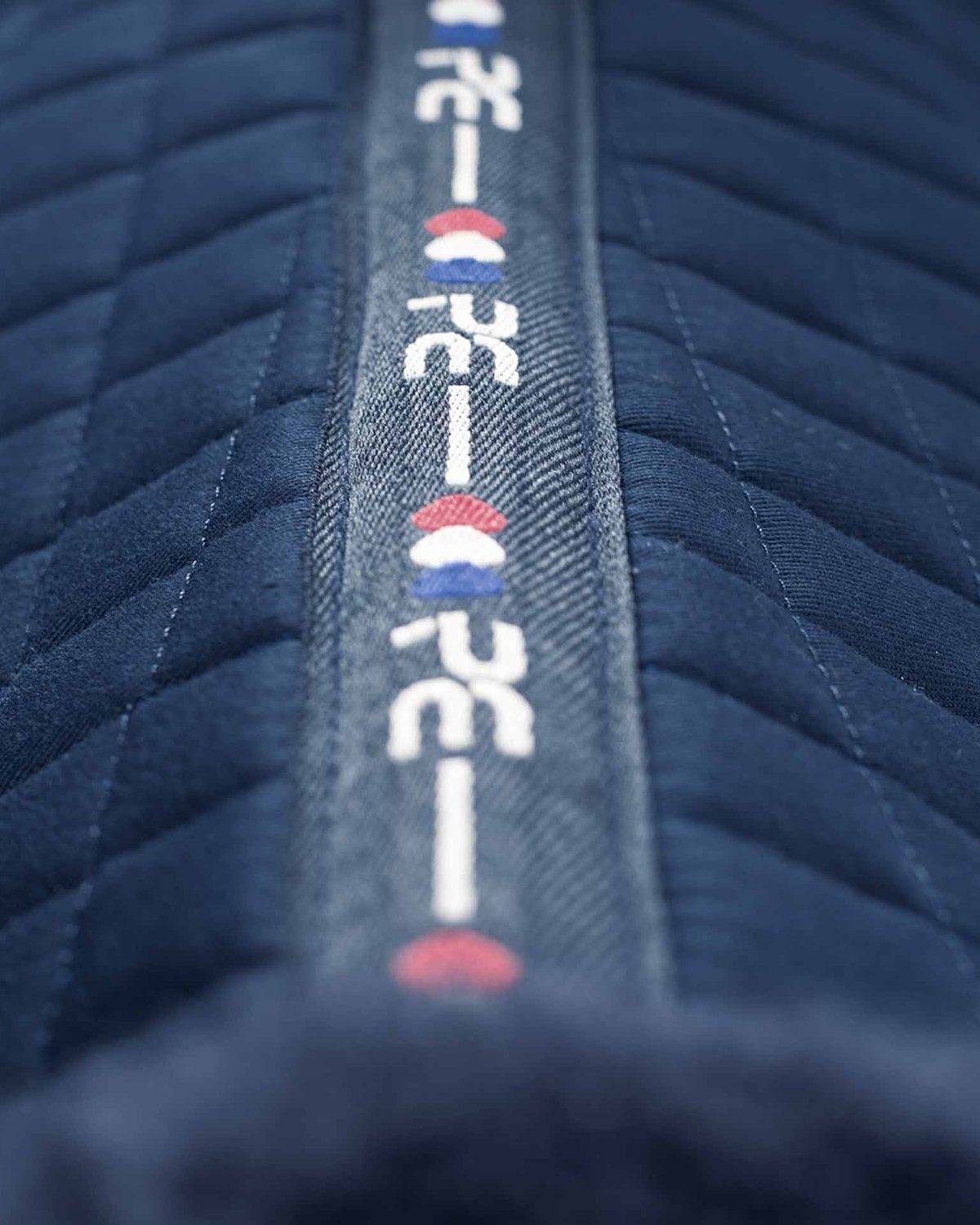 Premier Equine Merino Wool Saddle Pad - Half Pad Navy/Navy Wool