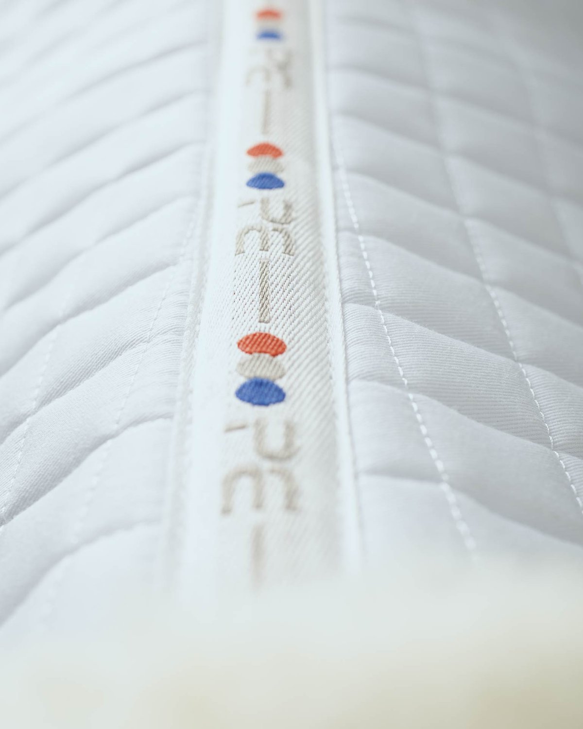 Premier Equine Merino Wool Saddle Pad - White Half Pad for Horse Riding Equestrian Use