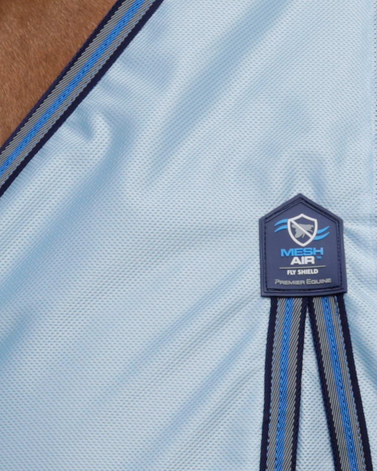 Premier Equine Mesh Air Fly Rug with Surcingles Blue