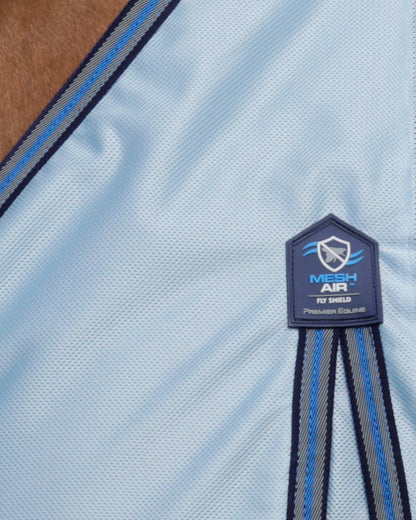 Premier Equine Mesh Air Fly Rug Blue: Horse Protection, Breathable Fly Shield