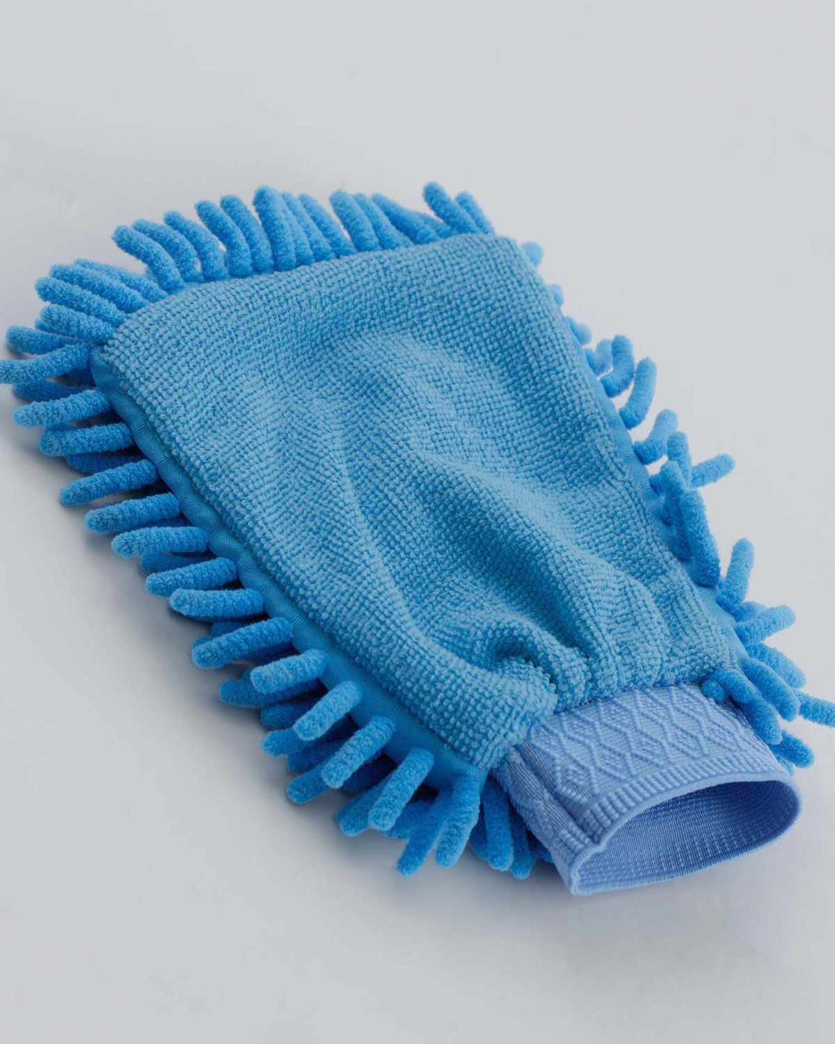 Premier Equine Microfibre Grooming Mitt Peacock Blue