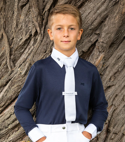 Boy's Show Shirt Long Sleeve Premier Equine - Competition Apparel by Equiflair