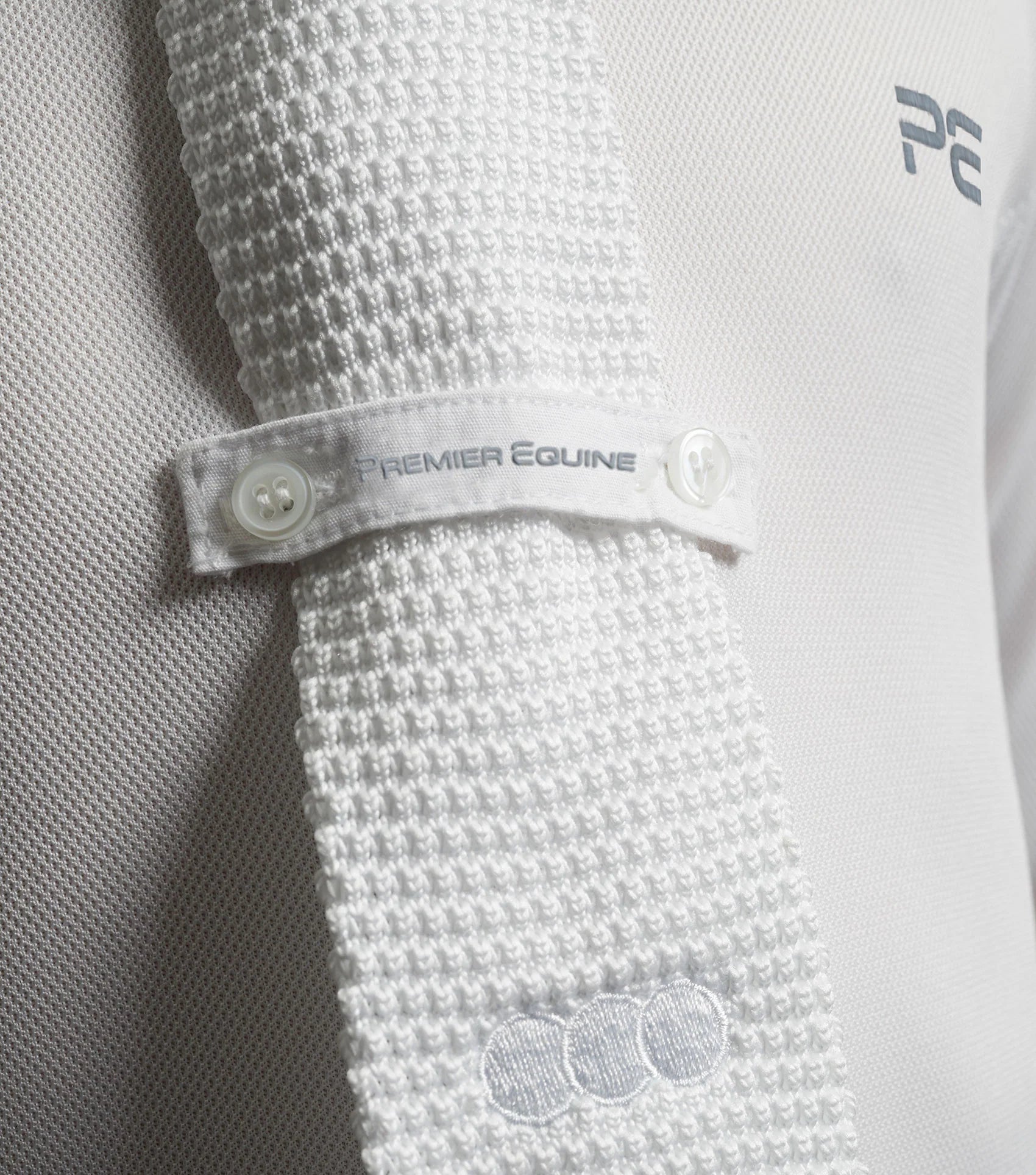PREMIER EQUINE Mini Giulio Boy's White Long Sleeve Show Shirt - Technical Riding Apparel | Equiflair