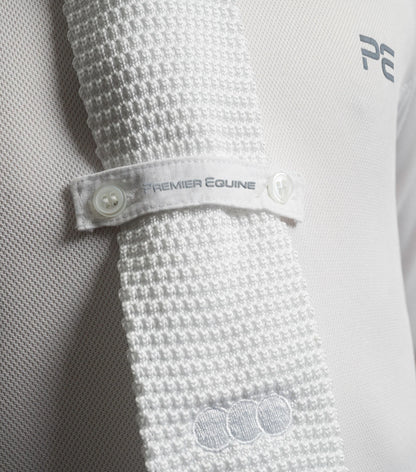 PREMIER EQUINE Mini Giulio Boy's White Long Sleeve Show Shirt - Technical Riding Apparel | Equiflair