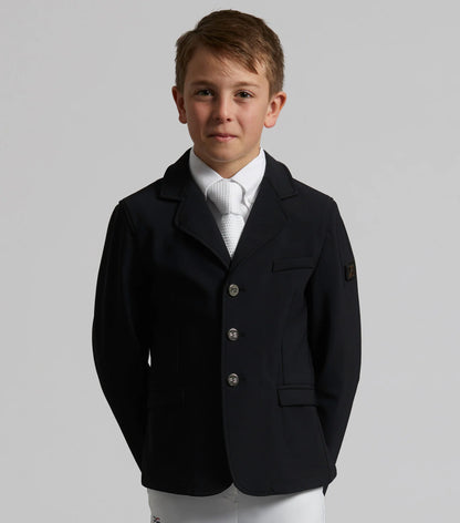 PREMIER EQUINE Enzo Boys Competition Jacket Black | Equestrian Show Jacket