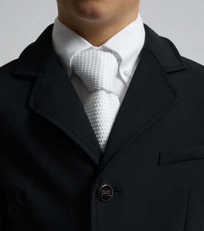 PREMIER EQUINE Enzo Boy's Black Competition Jacket - Equestrian Riding Apparel for Youth