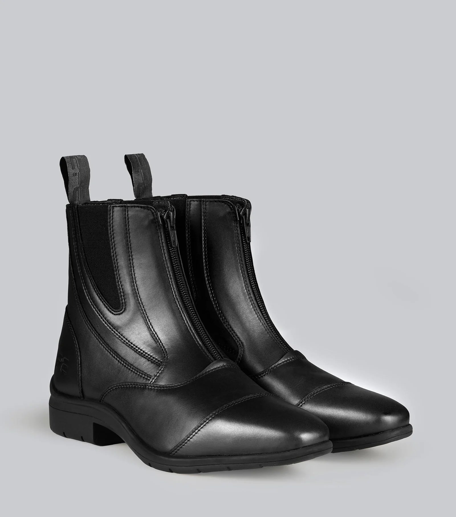 Premier Equine Mirano Leather Paddock Boots Black