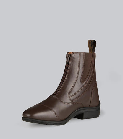 Premier Equine Mirano Leather Paddock Boots Brown