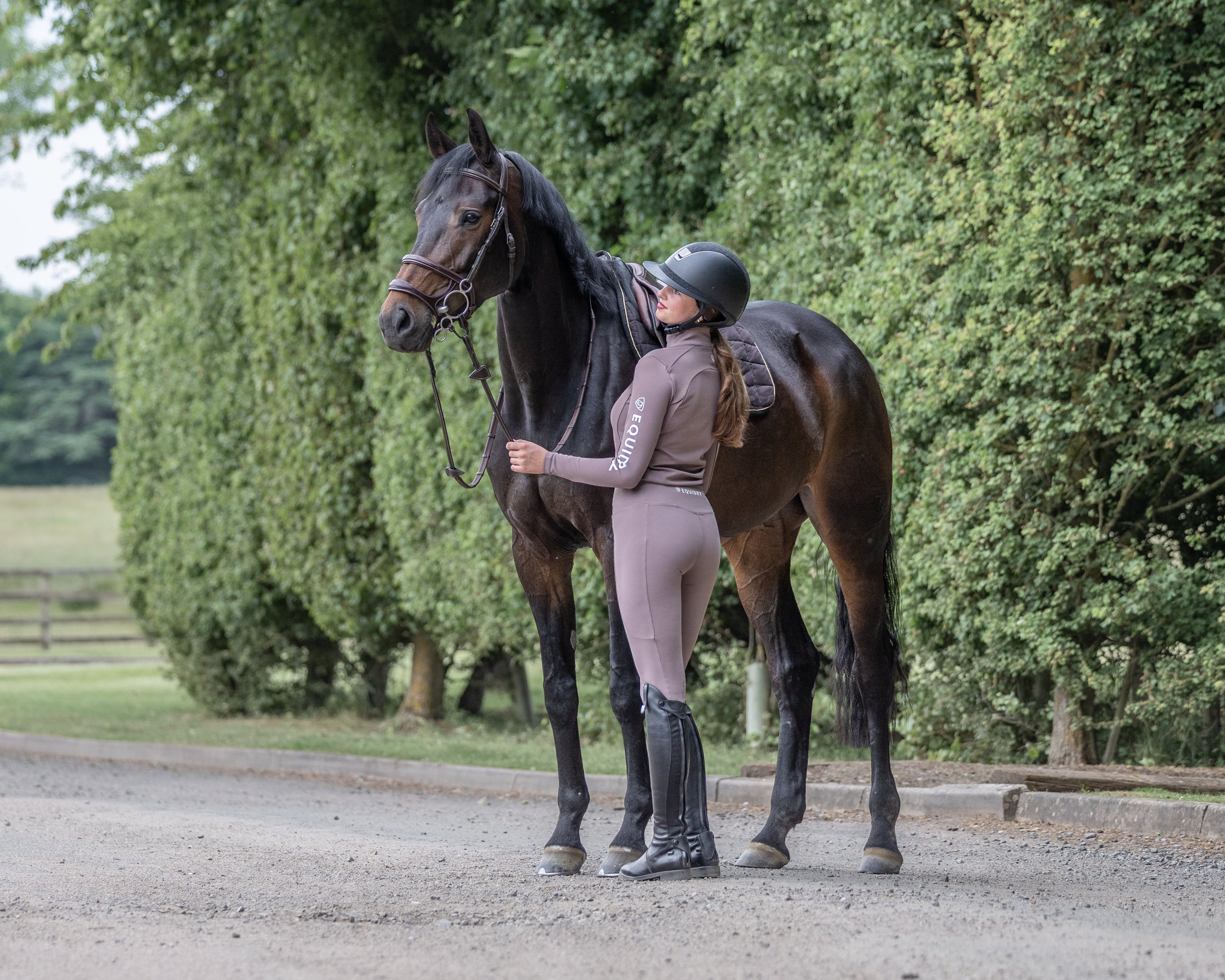 EQUIDRY Women's Water Repellent Base Layer Mocha