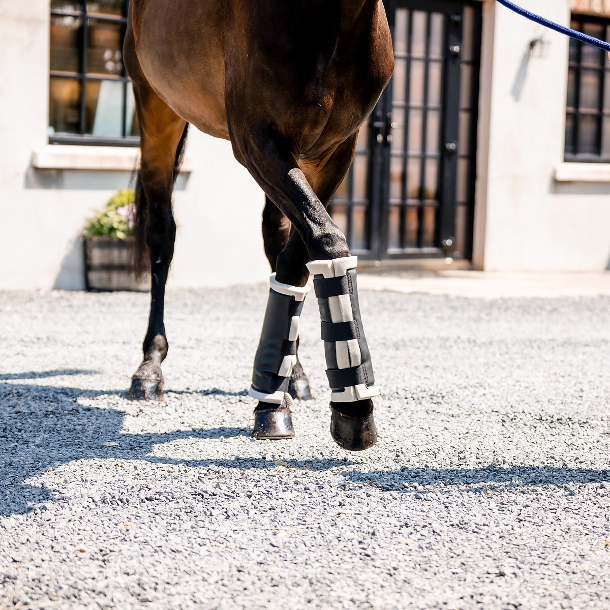 Cameo UK Made Horse Travel Boots (Pair): Durable equestrian leg protection for transport, from Equiflair. 
