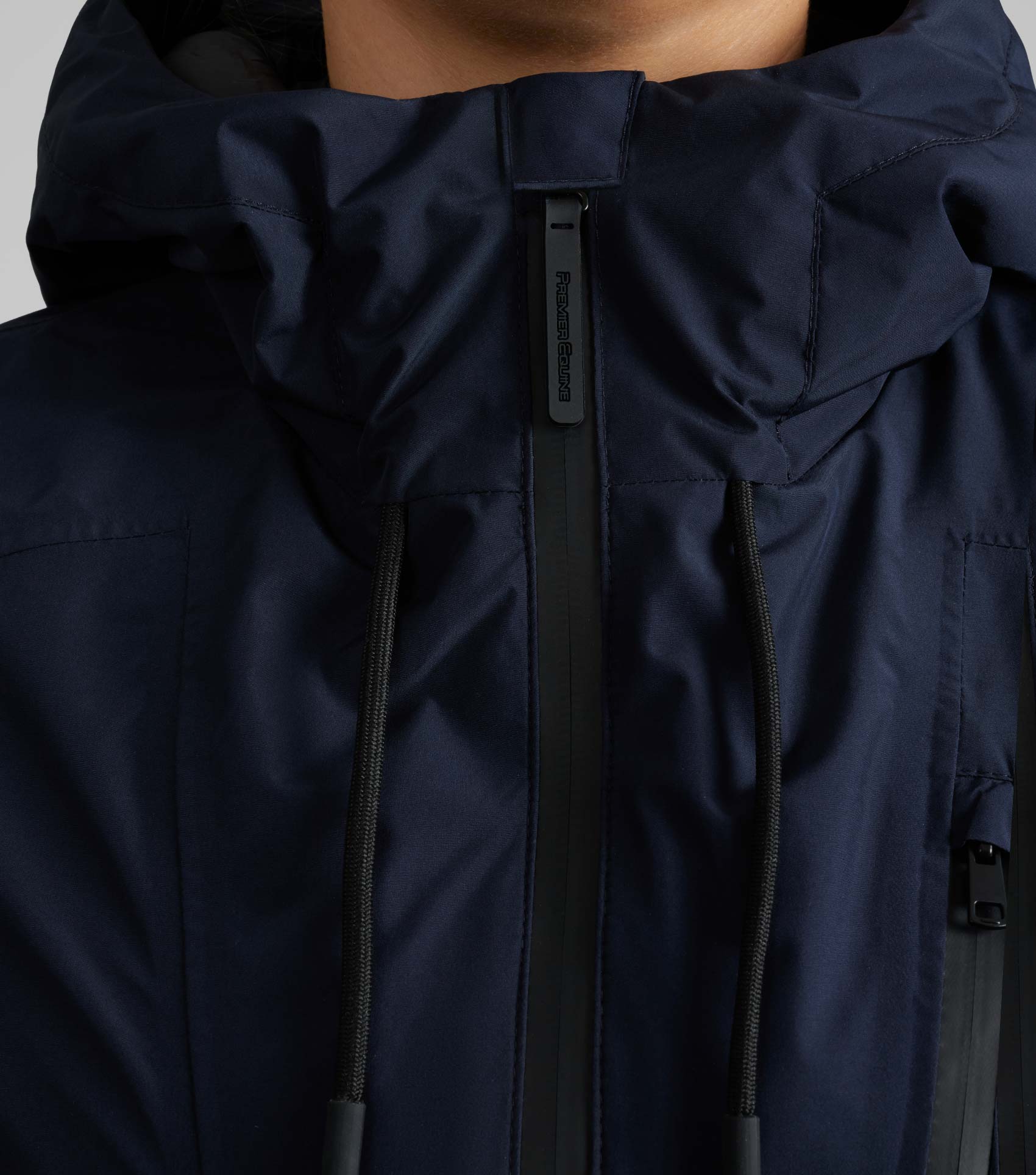 Premier Equine Motet Ladies Waterproof Jacket - French Navy Equestrian Coat