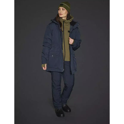 Mountain Horse Eagle Stable Parka Blue: Waterproof riding coat from Equiflair.