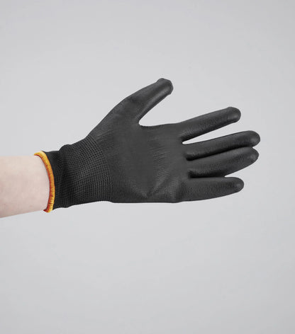 Black Premier Equine Yard Glove: PU Coated Work Glove for Horse & Yard Work Hand Protection & Grip