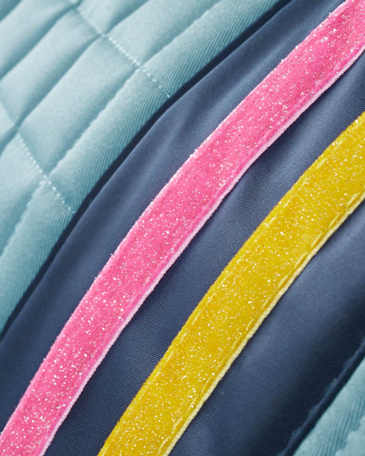Premier Equine My Pony Jack Turquoise Glitter Saddle Pad - GP/Jump Pony Pad