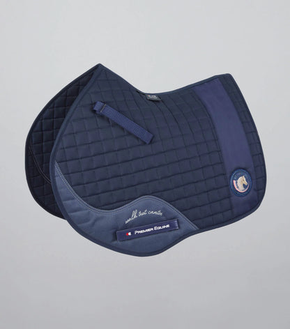 PREMIER EQUINE MY PONY JACK Navy Saddle Pad GP/Jump. Equestrian tack.