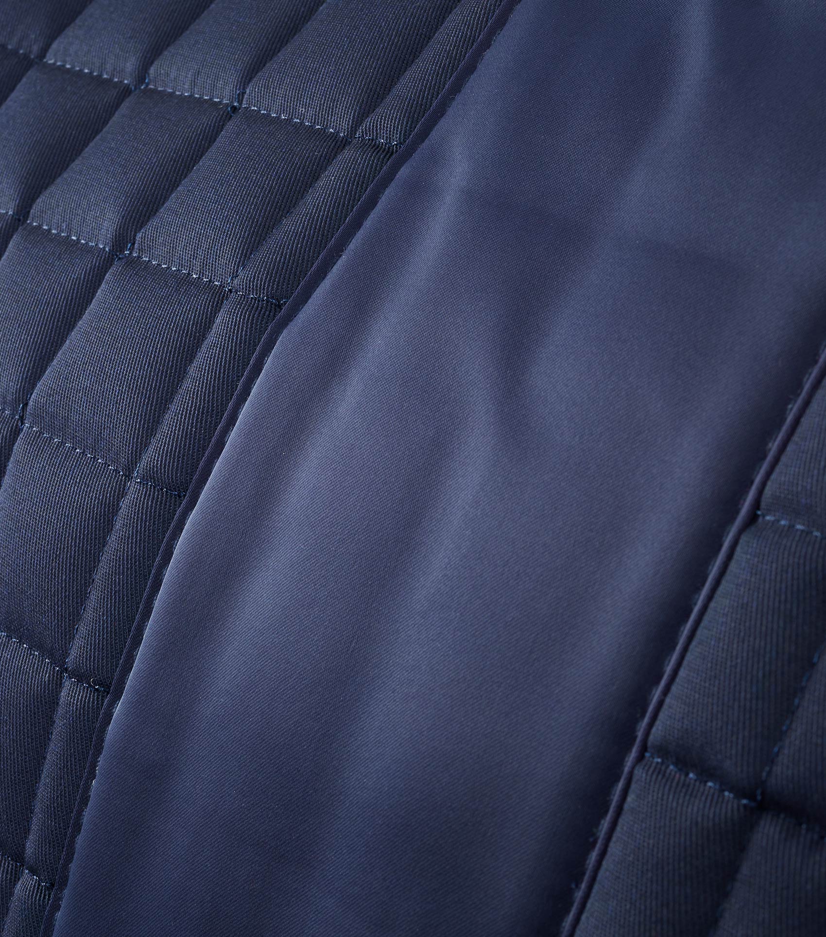 Navy My Pony Jack Cotton GP Saddle Pad by Premier Equine. Quilted equestrian pony saddle pad for jumping and general purpose riding.