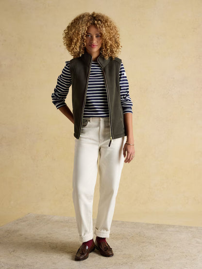 Joules Harbour Top Navy/White