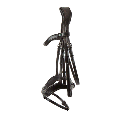 Ecorider SeamFree Anatomic Brown Leather Horse Bridle