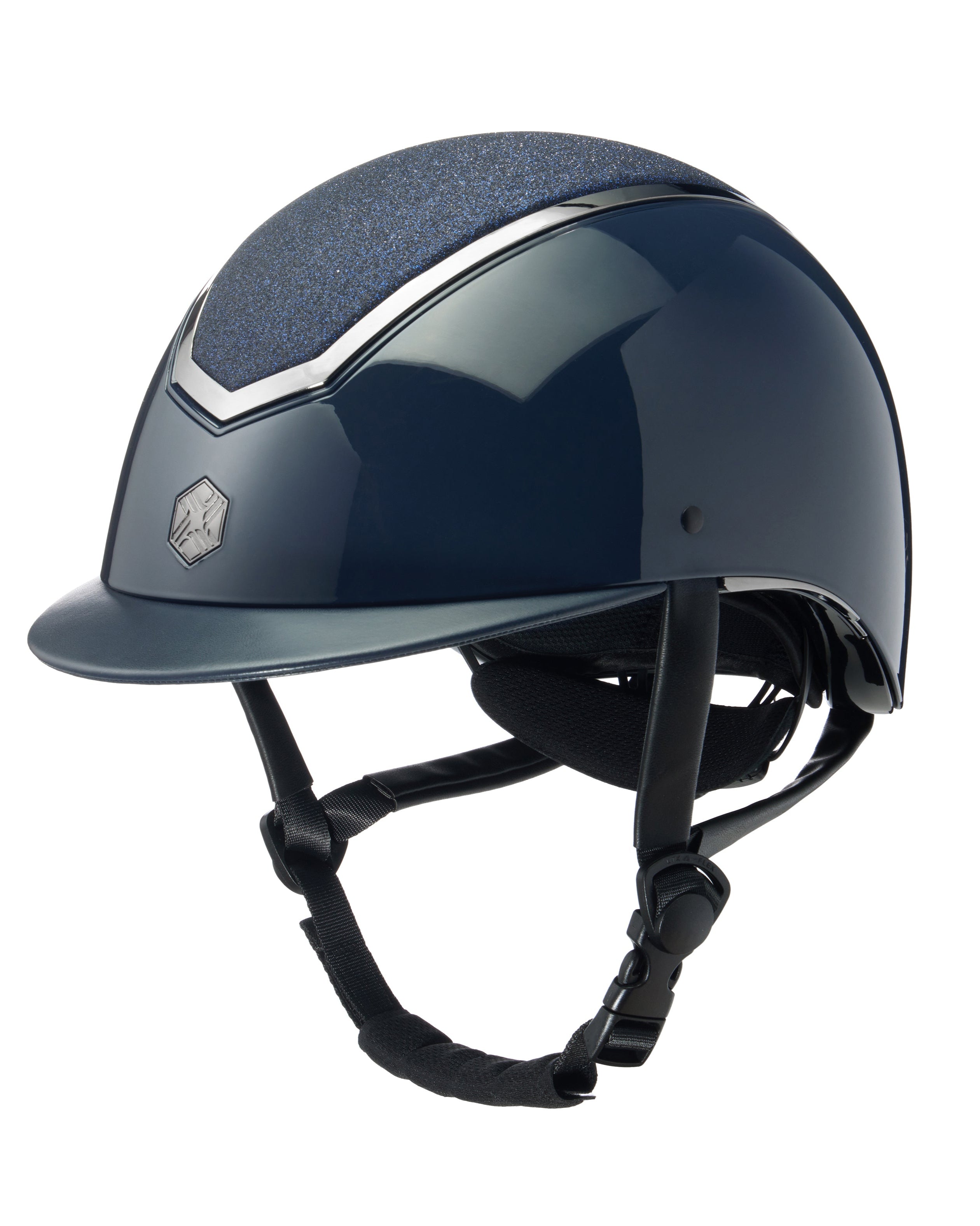 Charles Owen Kylo EQx Sparkly Helmet Navy Gloss/Pewter - Riding Helmet location-109746323830-outofstock…