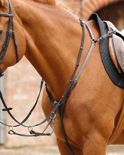 Premier Equine Norbello Hunter Breastplate Black