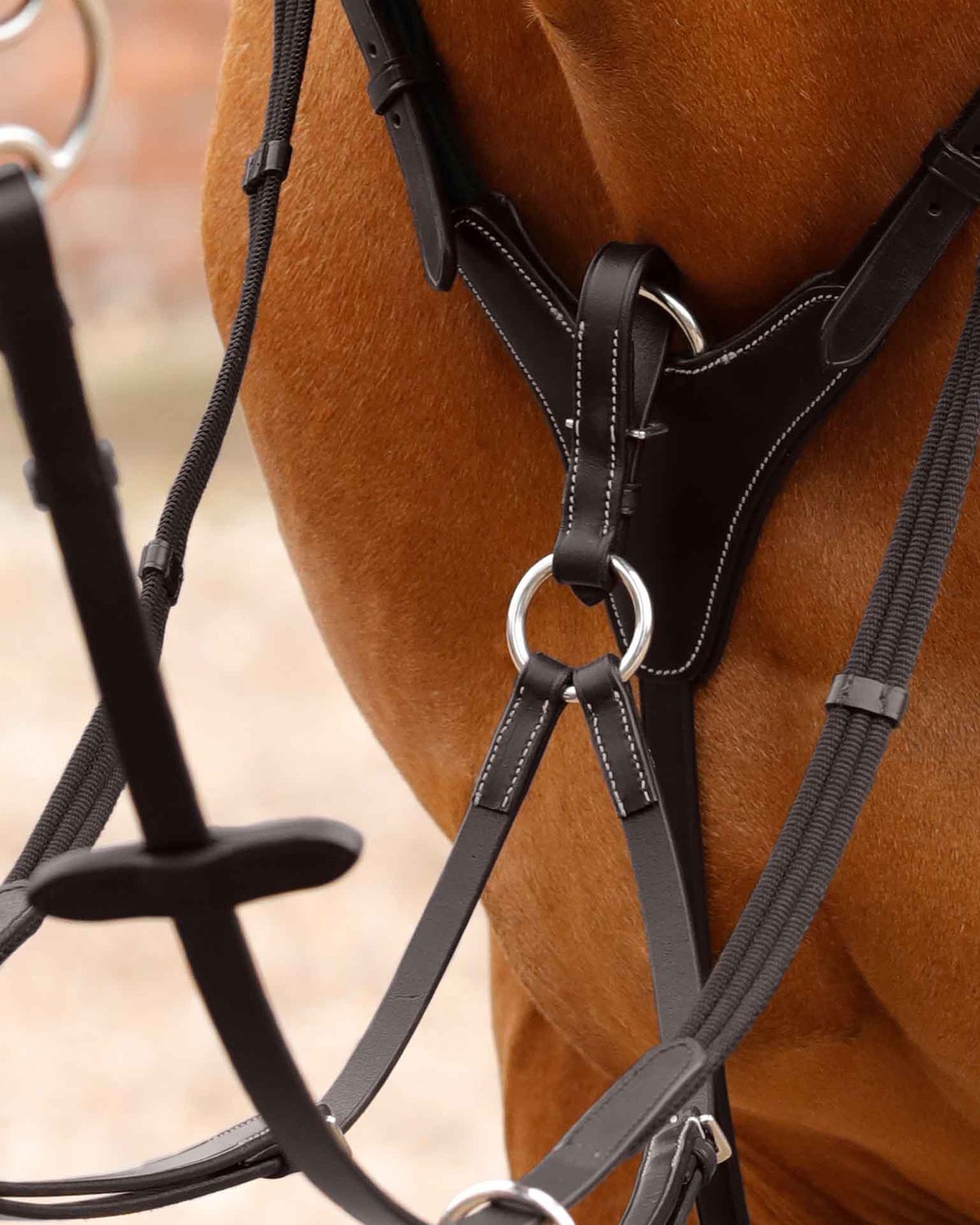 Premier Equine Norbello Hunter Breastplate Brown