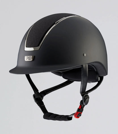 Premier Equine Odyssey Horse Riding Helmet - Space Black: Safe, Adjustable, & Stylish Equestrian Gear
