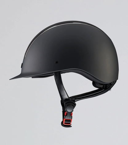 Premier Equine Odyssey Black Horse Riding Helmet: Safety Certified & Adjustable Fit
