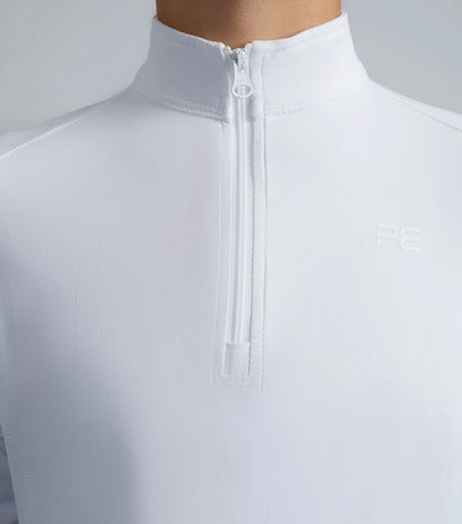 Junior White Technical Riding Top | Equestrian Apparel | Equiflair