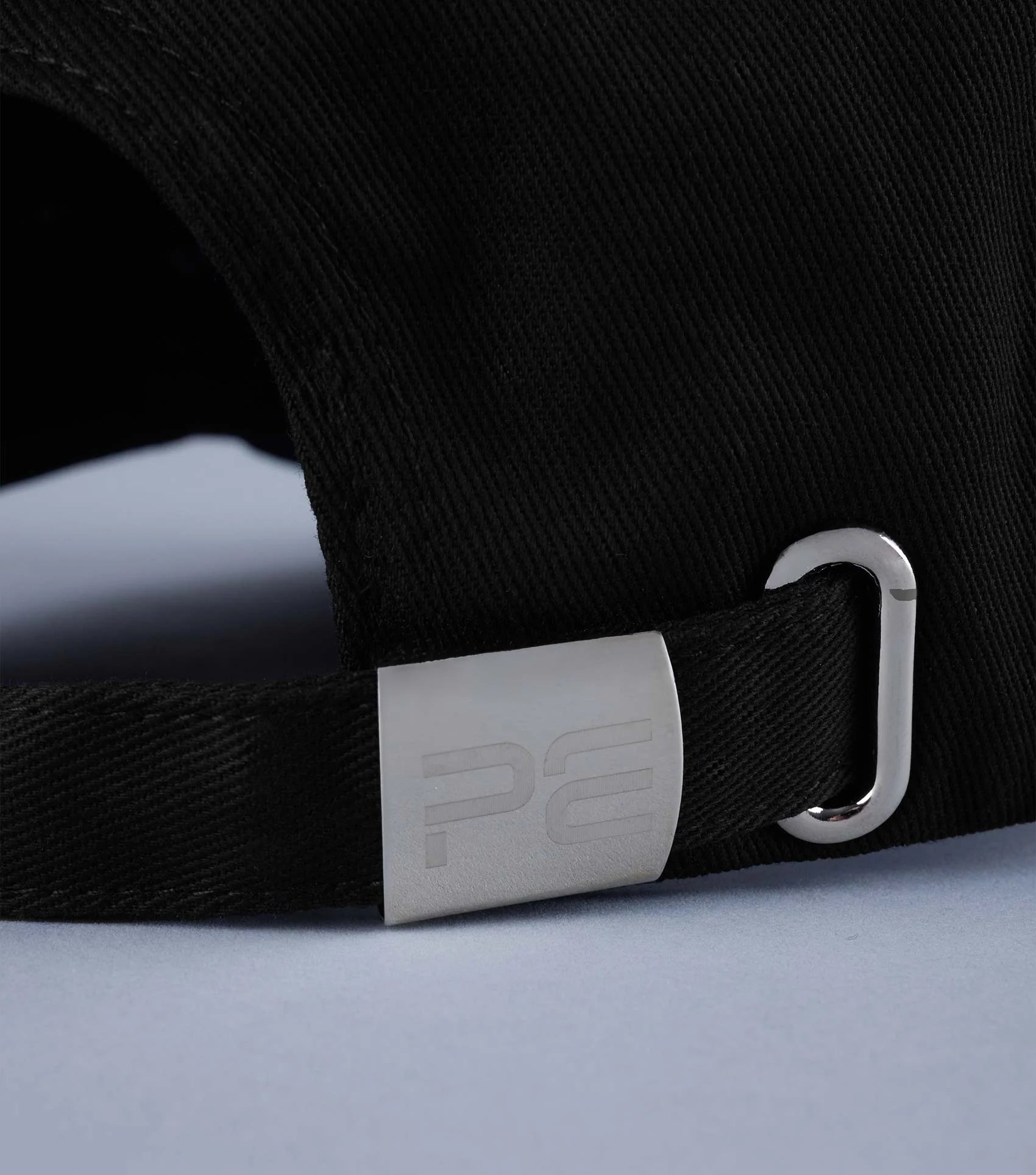 Black Premier Equine Baseball Cap: Adjustable Strap, Metal Clasp, Embroidered Logo. Stylish Equestrian Headwear