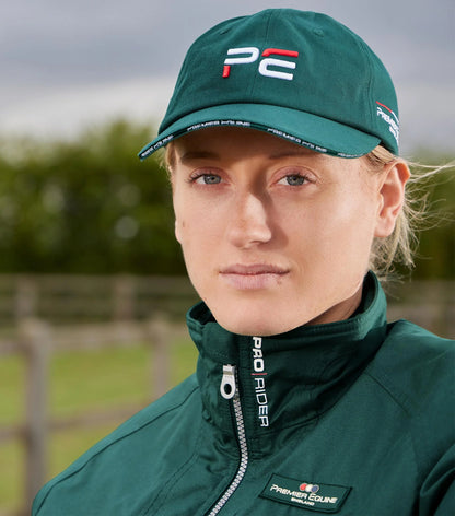 Premier Equine Green Baseball Cap: Stylish equestrian headwear. Shop sport & outdoor caps by Equiflair