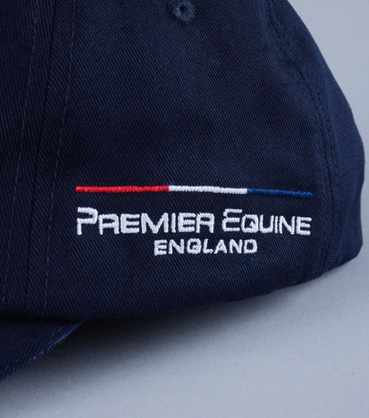 Premier Equine Navy Baseball Cap with Embroidered Logo | Equestrian Style