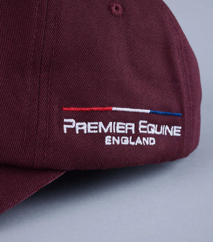 Premier Equine Wine Baseball Cap: Embroidered Logo, Stylish & Adjustable