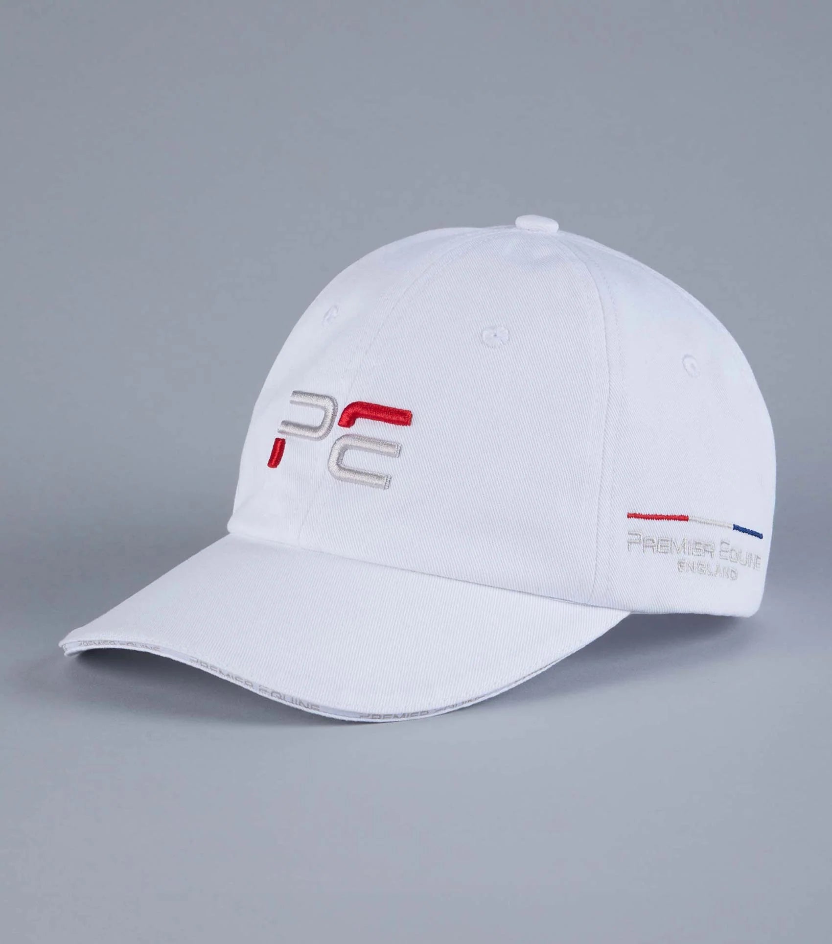 Premier Equine White Baseball Cap | Equestrian Branded Hat | Buy Online