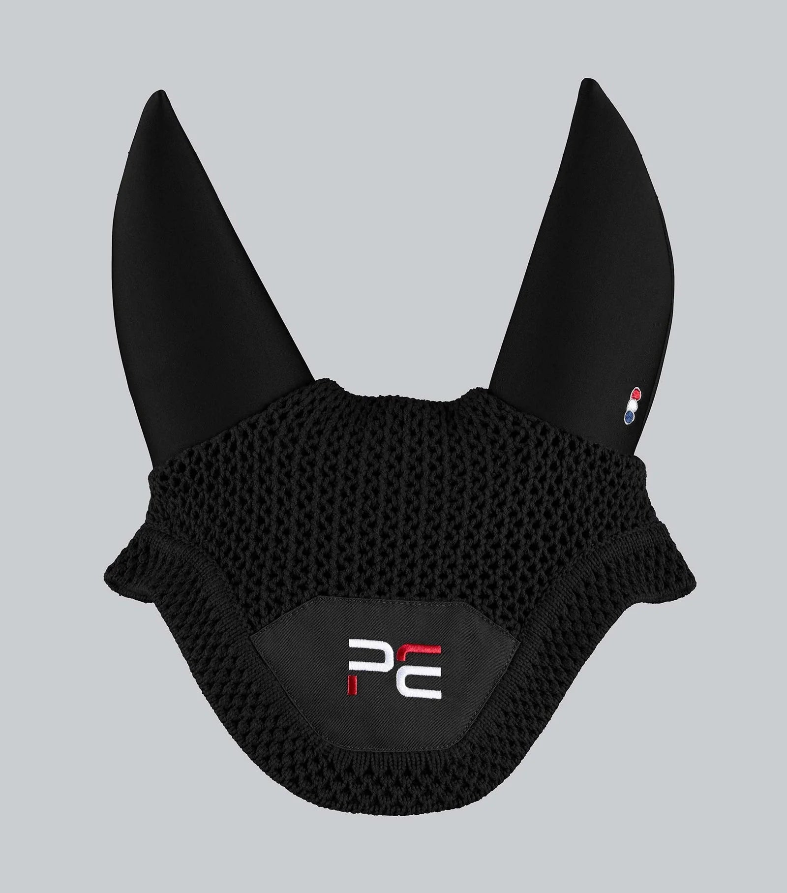 PREMIER EQUINE Premier Equine Acoustic Ear Bonnet - Black Horse Ear Net | Equiflair - Fly Hood location-109746323830-instock…