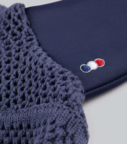 PREMIER EQUINE Premier Equine Acoustic Ear Bonnet Navy: Soundproof Horse Ear Net
