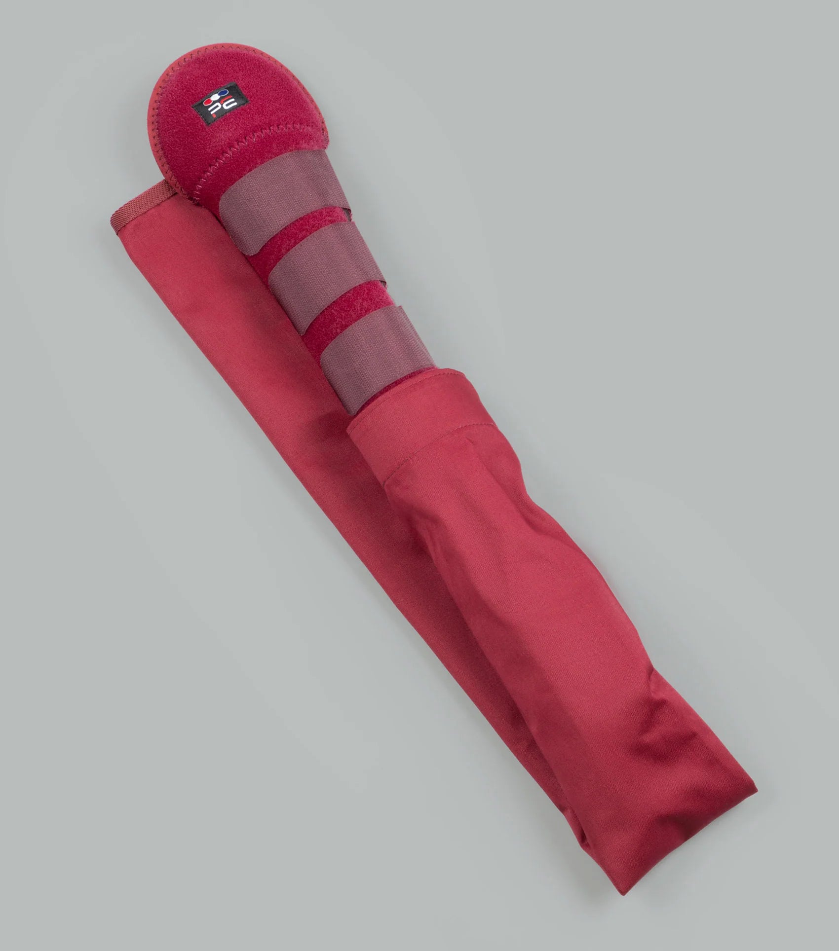 Burgundy Premier Equine Padded Horse Tail Guard with Tail Bag - Protection & Cleanliness
