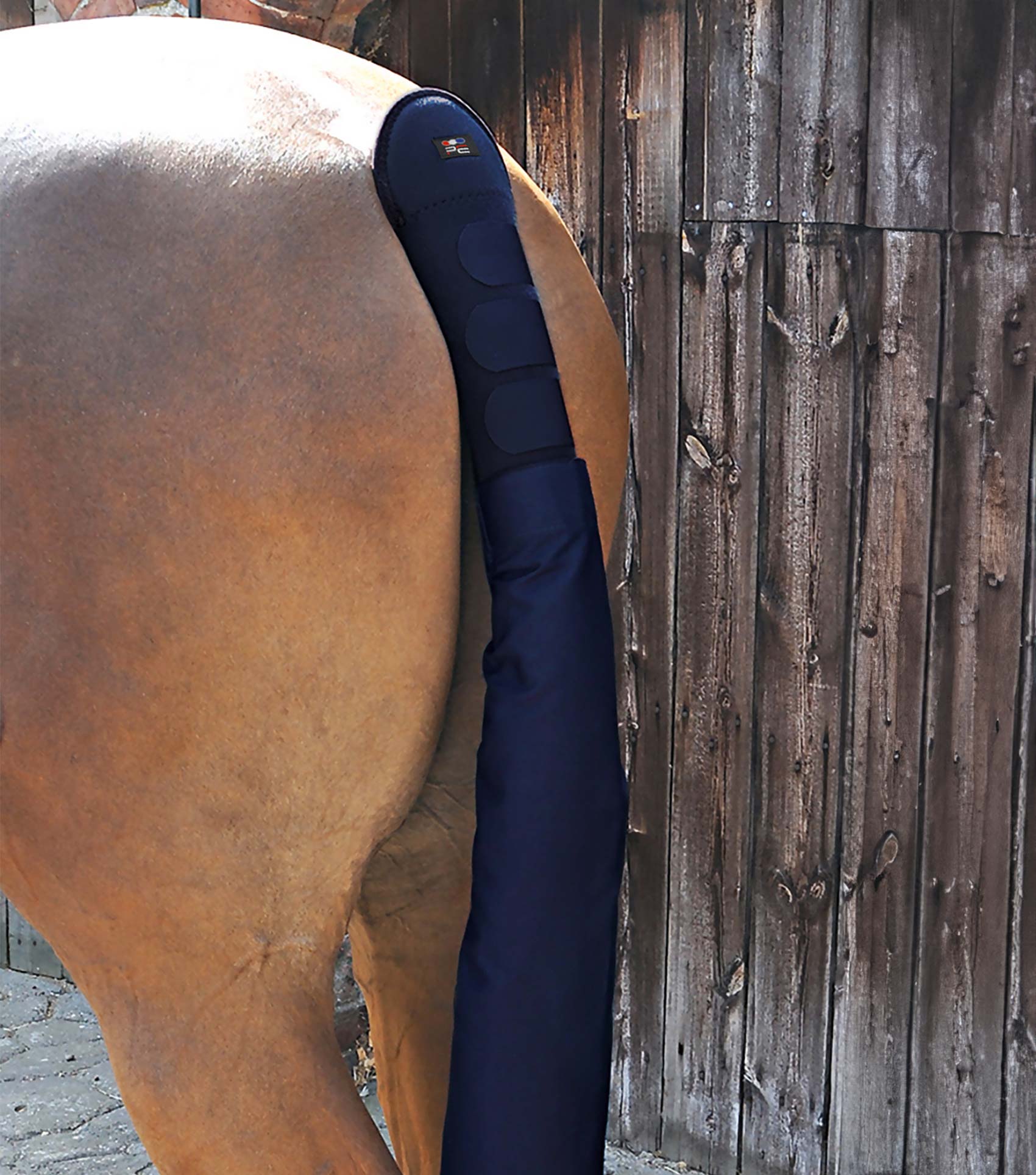Premier Equine Padded Horse Tail Guard with Tail Bag Navy - Tail Protection for Horses - location-109746323830-instock One