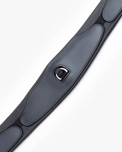 Premier Equine Pandino Anatomical Leather Girth Black - Horse Riding Equipment, Equiflair Store