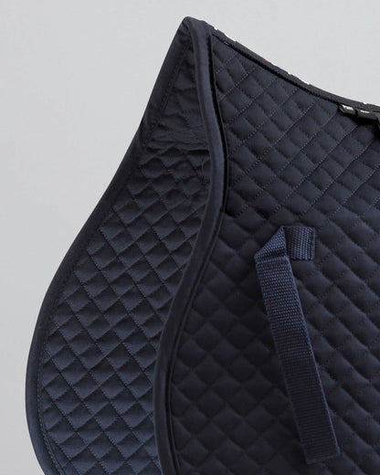 Premier Equine Pony Plain Cotton Dressage Square - Navy Saddle Pad | Comfort & Style