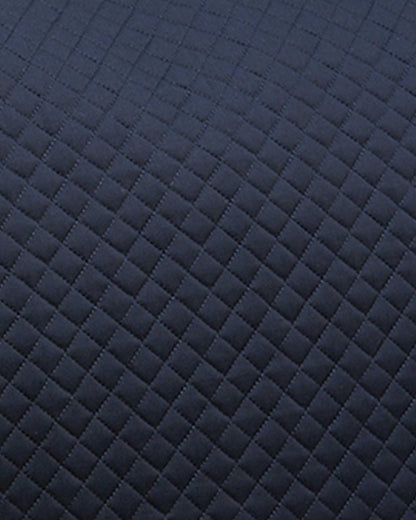 Navy Blue Pony Dressage Square Quilted Cotton Pad - Equestrian Tack
