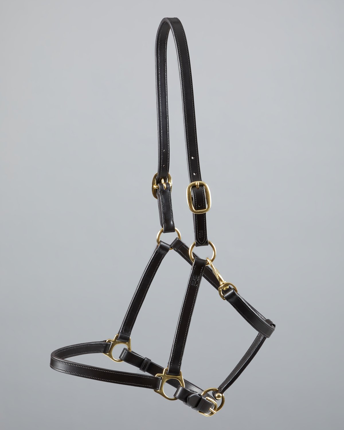 Premier Equine Pasco Plain Leather Head Collar Brown
