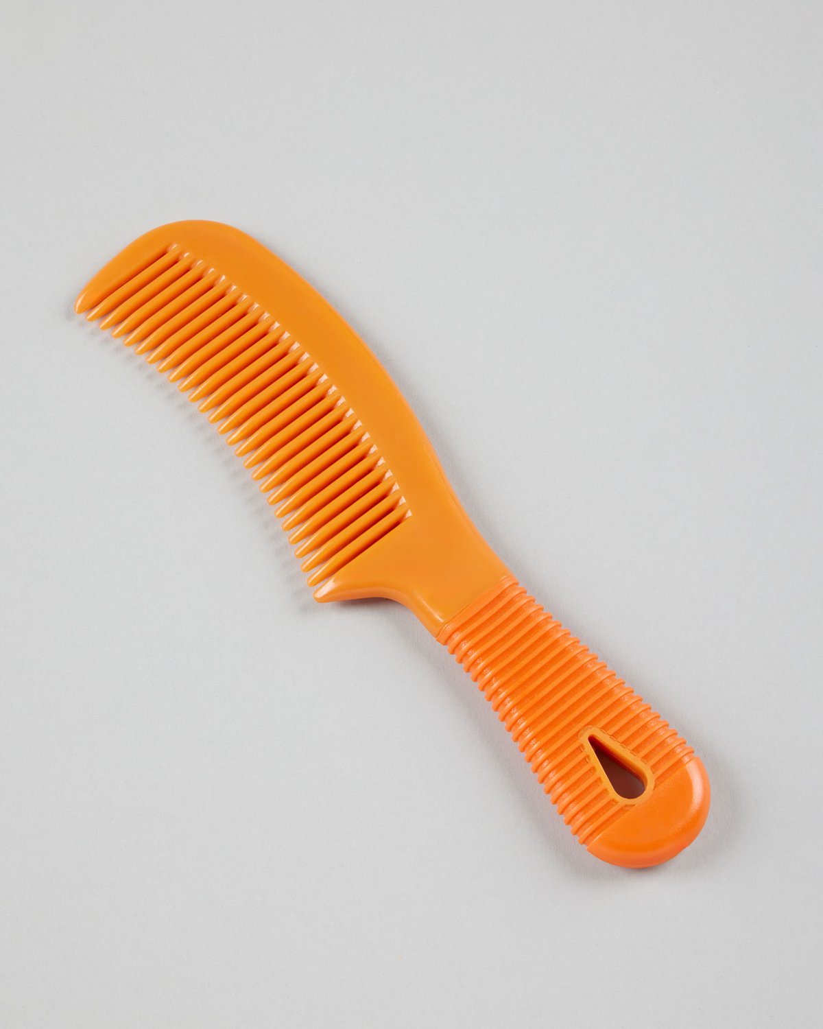 Premier Equine Plastic Mane Comb with Handle  Orange & Amber