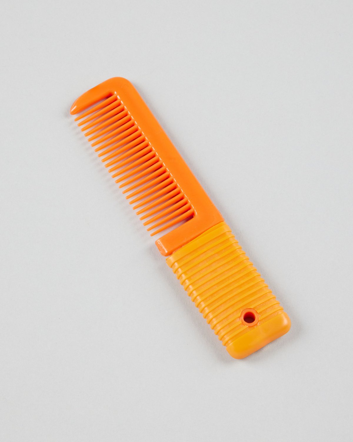 Premier Equine Plastic Mane Comb with Handle  Orange & Amber