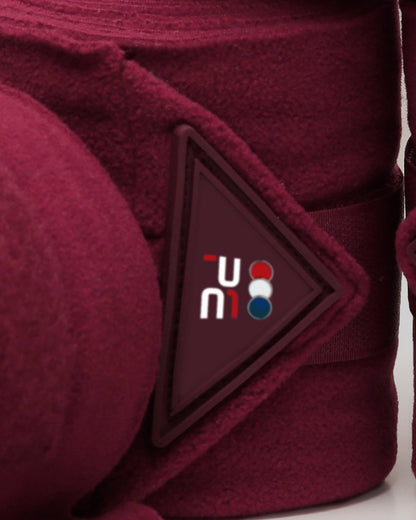Premier Equine Horse Polo Fleece Bandages Burgundy: Premium Support & Breathable Fabric - Equiflair