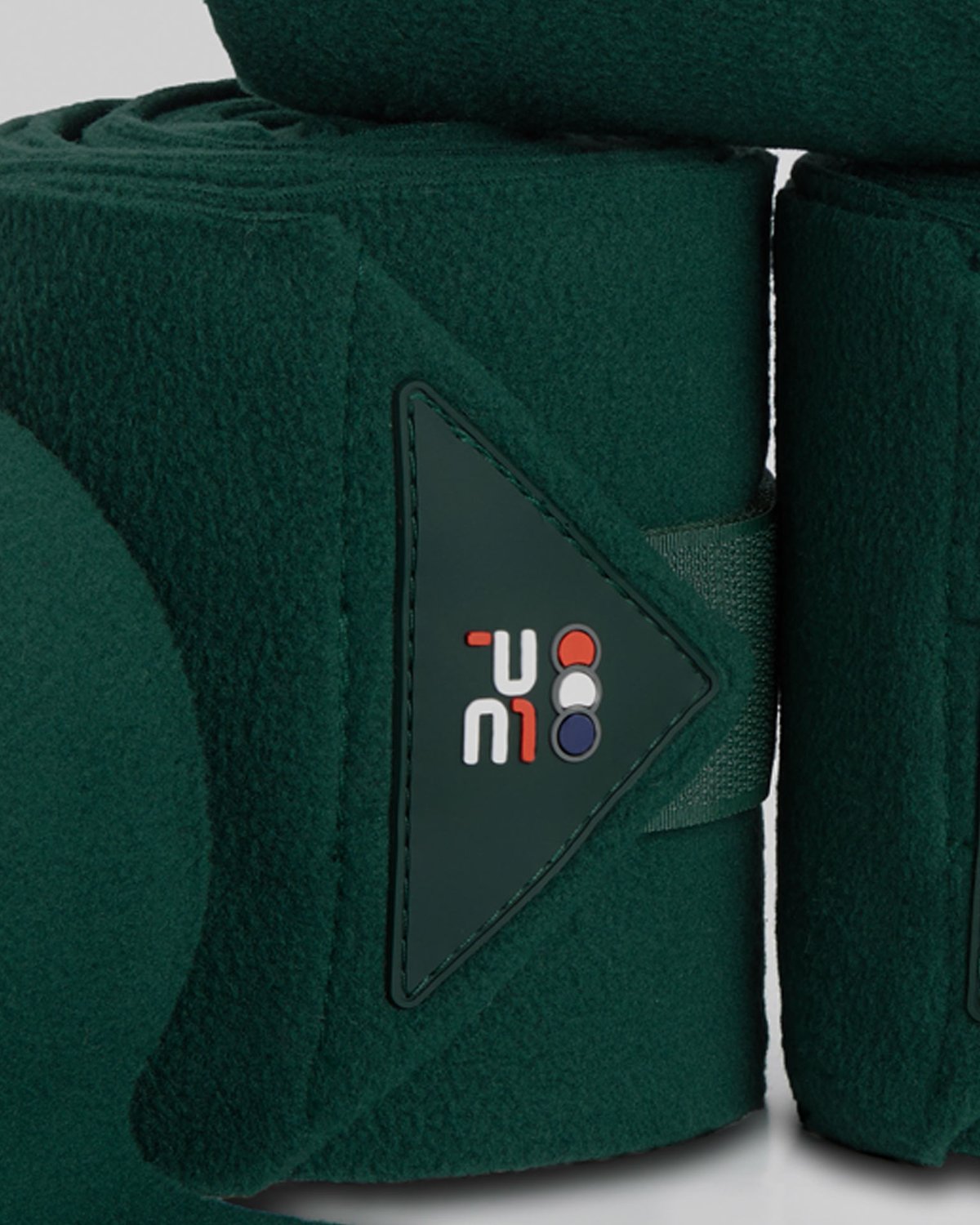 Premier Equine Green Polo Fleece Bandages - Horse Leg Wraps for Support and Protection