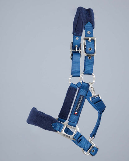 Premier Equine Fleece Padded Head Collar Navy