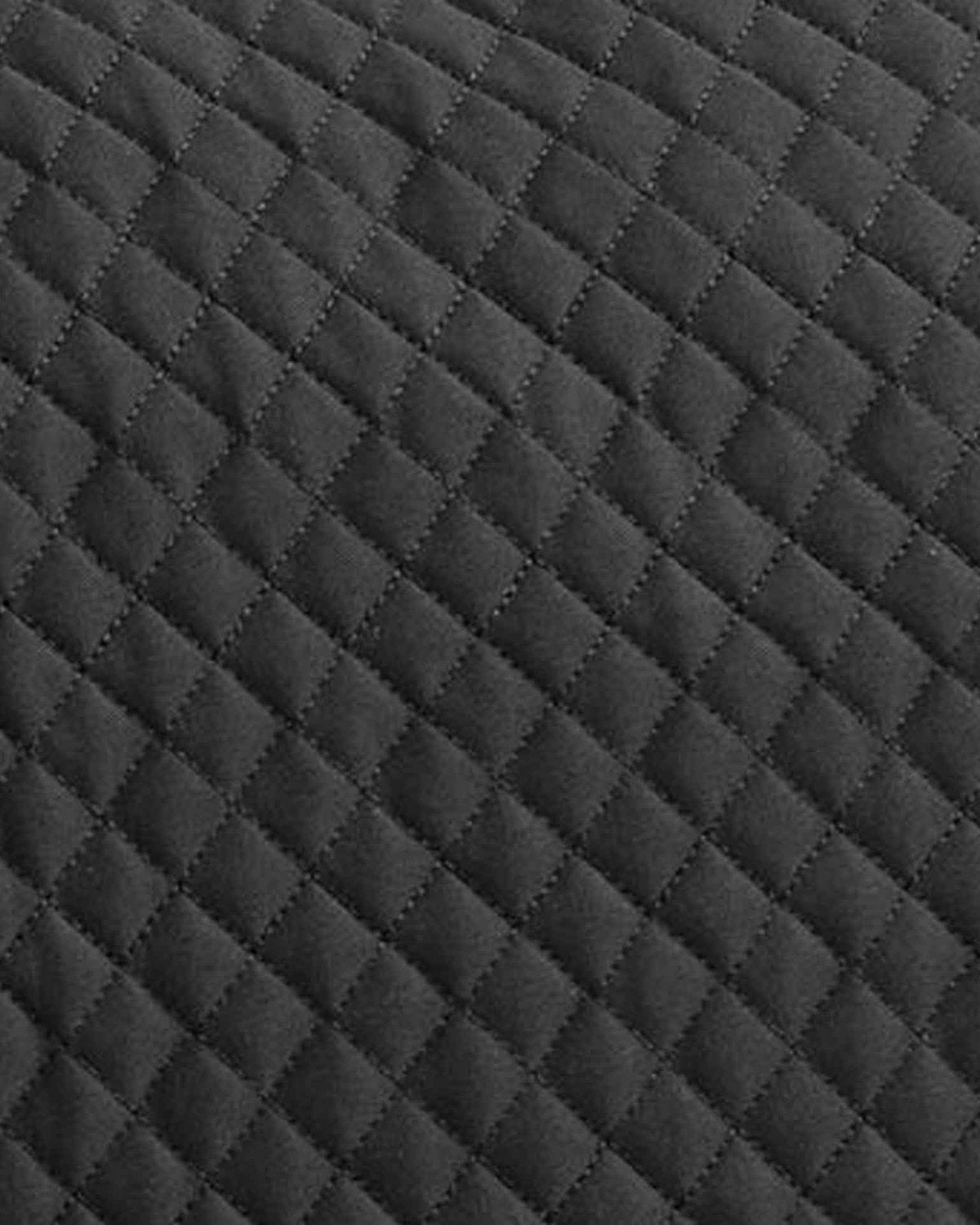 Premier Equine Pony Plain Black Dressage Square - Quilted Cotton Saddle Pad