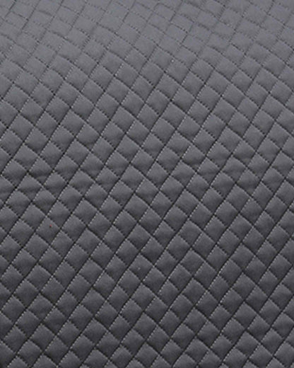 Premier Equine Pony Saddle Pad - Grey Cotton Quilted GP/Jump Square for Equestrian Sport and Riding