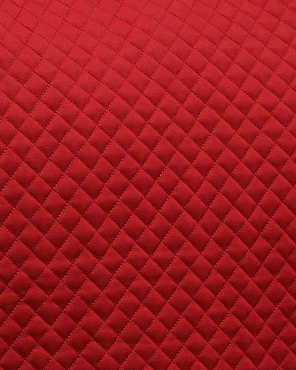 Red Quilted Pony Saddle Pad: PREMIER EQUINE Cotton GP/Jump Square - Comfort & Durability